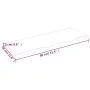 Wandregal aus hellbraun behandeltem Eichenholz, 80 x 30 x 2 cm von vidaXL, Regale und Regale - Ref: Foro24-363662, Preis: 49,...