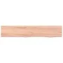 Light brown treated oak wood wall shelf 100x20x6 cm by vidaXL, Shelves and shelves - Ref: Foro24-363679, Price: 60,69 €, Disc...