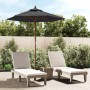 Sombrilla de jardín con poste de madera negro 196x231 cm de vidaXL, Sombrillas - Ref: Foro24-363165, Precio: 49,83 €, Descuen...