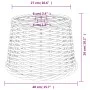 White wicker ceiling lamp shade Ø40x26 cm by vidaXL, Lampshades - Ref: Foro24-364369, Price: 37,78 €, Discount: %