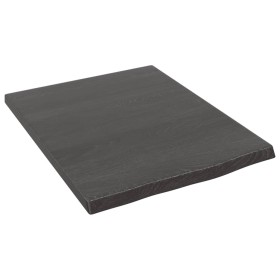 Dark brown treated oak wood wall shelf 40x50x2 cm by vidaXL, Shelves and shelves - Ref: Foro24-363752, Price: 33,72 €, Discou...