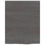 Dark brown treated oak wood wall shelf 40x50x2 cm by vidaXL, Shelves and shelves - Ref: Foro24-363752, Price: 33,72 €, Discou...