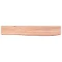 Light brown treated oak wood wall shelf 60x10x6cm by vidaXL, Shelves and shelves - Ref: Foro24-363640, Price: 28,81 €, Discou...