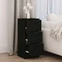 Aparador de madera contrachapada negro 30x30x70 cm de vidaXL, Aparadores - Ref: Foro24-811153, Precio: 59,45 €, Descuento: %