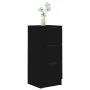 Black plywood sideboard 30x30x70 cm by vidaXL, Sideboards - Ref: Foro24-811153, Price: 59,10 €, Discount: %