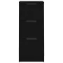 Schwarzes Sperrholz-Sideboard 30x30x70 cm von vidaXL, Sideboards - Ref: Foro24-811153, Preis: 59,45 €, Rabatt: %