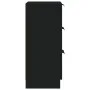 Black plywood sideboard 30x30x70 cm by vidaXL, Sideboards - Ref: Foro24-811153, Price: 59,10 €, Discount: %