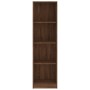 4-tier oak brown plywood shelf 40x24x143 cm by vidaXL, Bookcases and shelves - Ref: Foro24-816067, Price: 54,67 €, Discount: %