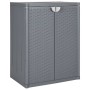 PP Rattan grau Gartenschrank 65x45x88 cm von vidaXL, Schließfächer und Lagerschränke - Ref: Foro24-364062, Preis: 172,70 €, R...