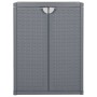 PP Rattan grau Gartenschrank 65x45x88 cm von vidaXL, Schließfächer und Lagerschränke - Ref: Foro24-364062, Preis: 172,70 €, R...