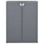Storage cabinet for garden in grey PP rattan 65x45x88 cm by vidaXL, Lockers and storage cabinets - Ref: Foro24-364062, Price:...