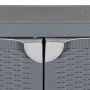PP Rattan grau Gartenschrank 65x45x88 cm von vidaXL, Schließfächer und Lagerschränke - Ref: Foro24-364062, Preis: 172,70 €, R...