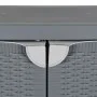 Storage cabinet for garden in grey PP rattan 65x45x88 cm by vidaXL, Lockers and storage cabinets - Ref: Foro24-364062, Price:...