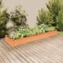 Flowerbed planter with brown fir wood lining 240x60x25 cm by vidaXL, Pots and planters - Ref: Foro24-364299, Price: 94,72 €, ...