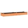 Flowerbed planter with brown fir wood lining 240x60x25 cm by vidaXL, Pots and planters - Ref: Foro24-364299, Price: 94,72 €, ...