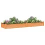 Flowerbed planter with brown fir wood lining 240x60x25 cm by vidaXL, Pots and planters - Ref: Foro24-364299, Price: 94,72 €, ...
