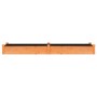 Flowerbed planter with brown fir wood lining 240x60x25 cm by vidaXL, Pots and planters - Ref: Foro24-364299, Price: 88,50 €, ...