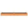 Flowerbed planter with brown fir wood lining 240x60x25 cm by vidaXL, Pots and planters - Ref: Foro24-364299, Price: 94,72 €, ...