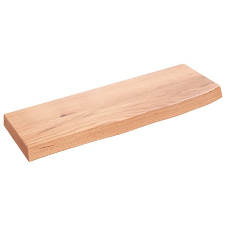 Light brown treated oak wood wall shelf 60x20x4cm by vidaXL, Shelves and shelves - Ref: Foro24-363642, Price: 39,45 €, Discou...