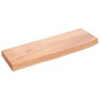 Light brown treated oak wood wall shelf 60x20x4cm by vidaXL, Shelves and shelves - Ref: Foro24-363642, Price: 39,45 €, Discou...
