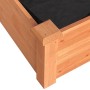Blumenbeetkasten mit brauner Tannenholzverkleidung, 240 x 60 x 25 cm von vidaXL, Töpfe und Pflanzgefäße - Ref: Foro24-364299,...