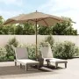 Sonnenschirm grau taupe Holzstange 300x300x273 cm von vidaXL, Sonnenschirme - Ref: Foro24-363194, Preis: 81,87 €, Rabatt: %