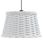Weißer Deckenlampenschirm aus Korbgeflecht, Ø38x23 cm von vidaXL, Lampenschirme - Ref: Foro24-364368, Preis: 32,19 €, Rabatt: %