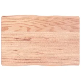 Treated wood table top with natural brown edge 60x40x(2-4) cm by vidaXL, Table tops - Ref: Foro24-363930, Price: 43,86 €, Dis...