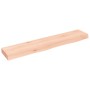 Wandregal aus unbehandeltem massivem Eichenholz, 100 x 20 x 6 cm von vidaXL, Regale und Regale - Ref: Foro24-363559, Preis: 5...