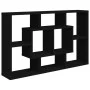 Black plywood wall shelf 85x16x52.5 cm by vidaXL, Shelves and shelves - Ref: Foro24-801419, Price: 36,66 €, Discount: %