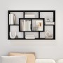 Schwarzes Wandregal aus Sperrholz, 85 x 16 x 52,5 cm von vidaXL, Regale und Regale - Ref: Foro24-801419, Preis: 37,23 €, Raba...