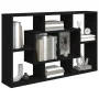 Schwarzes Wandregal aus Sperrholz, 85 x 16 x 52,5 cm von vidaXL, Regale und Regale - Ref: Foro24-801419, Preis: 36,70 €, Raba...
