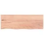 Light brown treated oak wood wall shelf 80x30x(2-4) cm by vidaXL, Shelves and shelves - Ref: Foro24-363663, Price: 69,24 €, D...