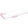 Light brown treated oak wood wall shelf 80x30x(2-4) cm by vidaXL, Shelves and shelves - Ref: Foro24-363663, Price: 69,24 €, D...
