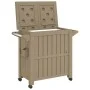 Light brown polypropylene 3-in-1 serving cart by vidaXL, Kitchen and dining carts - Ref: Foro24-364170, Price: 252,14 €, Disc...