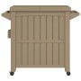 Hellbrauner 3-in-1-Servierwagen aus Polypropylen von vidaXL, Küchen- und Speisewagen - Ref: Foro24-364170, Preis: 257,17 €, R...