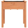 Planter with brown fir wood interior lining 71x37x76 cm by vidaXL, Pots and planters - Ref: Foro24-364231, Price: 60,03 €, Di...