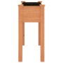 Planter with brown fir wood interior lining 71x37x76 cm by vidaXL, Pots and planters - Ref: Foro24-364231, Price: 60,03 €, Di...