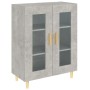Betongraues Sideboard aus Holzwerkstoff, 69,5 x 34 x 90 cm von vidaXL, Sideboards - Ref: Foro24-812118, Preis: 85,81 €, Rabat...