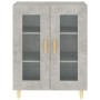 Betongraues Sideboard aus Holzwerkstoff, 69,5 x 34 x 90 cm von vidaXL, Sideboards - Ref: Foro24-812118, Preis: 85,81 €, Rabat...