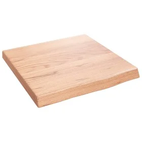 Light brown treated oak wood wall shelf 40x40x(2-4) cm by vidaXL, Shelves and shelves - Ref: Foro24-363630, Price: 42,93 €, D...
