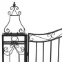 Puerta de jardín de hierro forjado negro 121x8x120 cm de vidaXL, Puertas de jardín - Ref: Foro24-363431, Precio: 121,58 €, De...