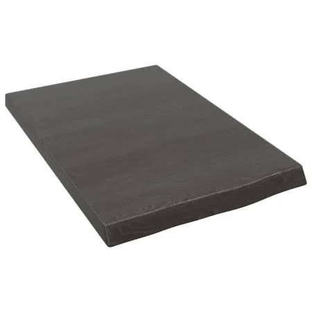 Dark brown treated oak wood wall shelf 40x60x(2-4) cm by vidaXL, Shelves and shelves - Ref: Foro24-363756, Price: 30,07 €, Di...