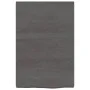 Dark brown treated oak wood wall shelf 40x60x(2-4) cm by vidaXL, Shelves and shelves - Ref: Foro24-363756, Price: 30,07 €, Di...