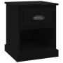 Schwarzer Nachttisch aus Sperrholz, 39 x 39 x 47,5 cm von vidaXL, Nachttische - Ref: Foro24-816130, Preis: 36,82 €, Rabatt: %