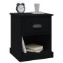 Schwarzer Nachttisch aus Sperrholz, 39 x 39 x 47,5 cm von vidaXL, Nachttische - Ref: Foro24-816130, Preis: 36,82 €, Rabatt: %