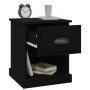 Schwarzer Nachttisch aus Sperrholz, 39 x 39 x 47,5 cm von vidaXL, Nachttische - Ref: Foro24-816130, Preis: 36,82 €, Rabatt: %