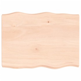 Solid wood table top natural edge 80x60x(2-6) cm by vidaXL, Table tops - Ref: Foro24-363880, Price: 63,80 €, Discount: %