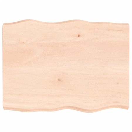 Tablero de mesa madera maciza borde natural 80x60x(2-6) cm de vidaXL, Tableros para mesas - Ref: Foro24-363880, Precio: 67,76...