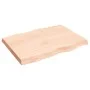 Solid wood table top natural edge 80x60x(2-6) cm by vidaXL, Table tops - Ref: Foro24-363880, Price: 53,49 €, Discount: %